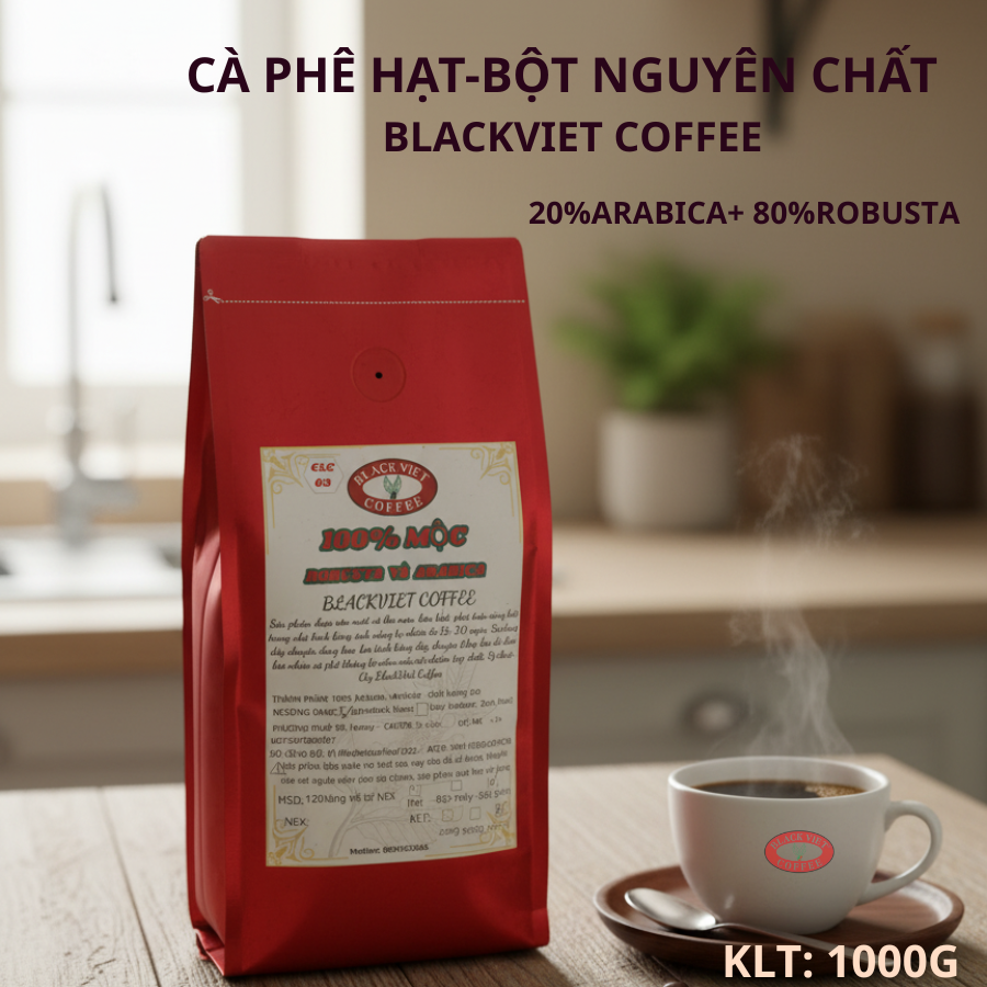 20% ARABICA-80% ROBUSTA-PHAPHIN(250G-500G-1000G)- BỘT